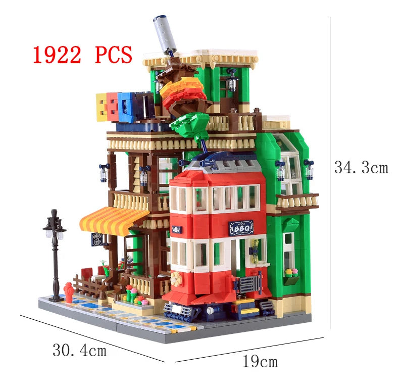 70+ Models World Famous Architecture Eiffel Tower Taj Maha Building Blocks London Paris Wange Expert Creative Bricks Villa House