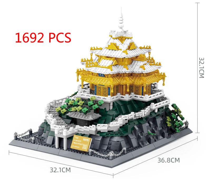 70+ Models World Famous Architecture Eiffel Tower Taj Maha Building Blocks London Paris Wange Expert Creative Bricks Villa House