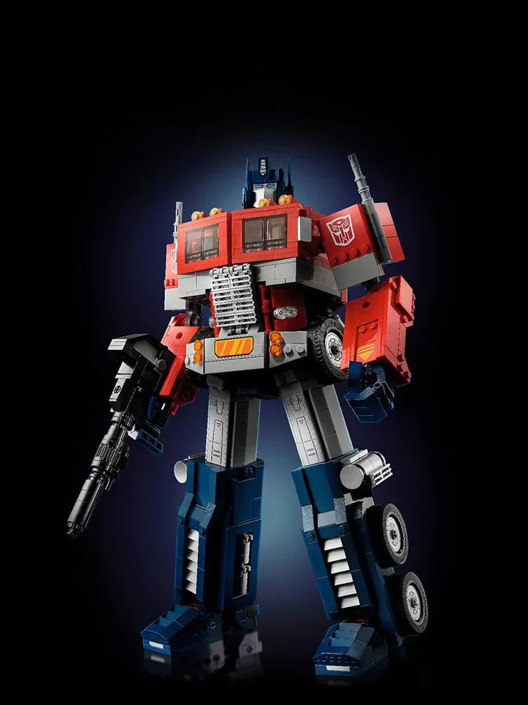 1508PCS Creative Transformation Optimus Prime Robot Building Blocks MOC Assemble Bricks Toys Gift For Children Kids