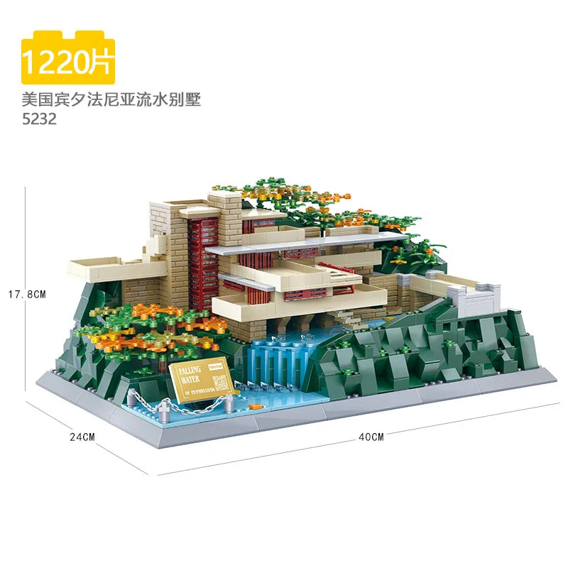 70+ Models World Famous Architecture Eiffel Tower Taj Maha Building Blocks London Paris Wange Expert Creative Bricks Villa House