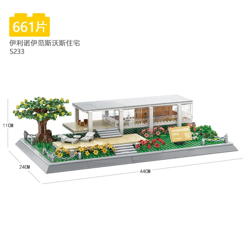 70+ Models World Famous Architecture Eiffel Tower Taj Maha Building Blocks London Paris Wange Expert Creative Bricks Villa House