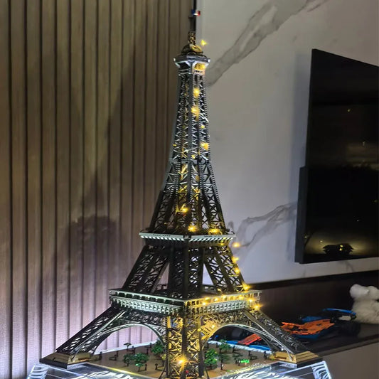 Adult Technic Assemble Building Blocks Eiffel Tower Home Decoration Model Ornament Toy Construction Boys Party Gift