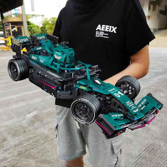 1642PCS Technical AMG F1 W14 E Performance Speed Car Building Blocks  Construction Bricks Toys Gift For Children Kids