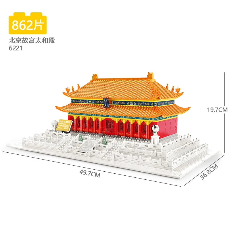 70+ Models World Famous Architecture Eiffel Tower Taj Maha Building Blocks London Paris Wange Expert Creative Bricks Villa House