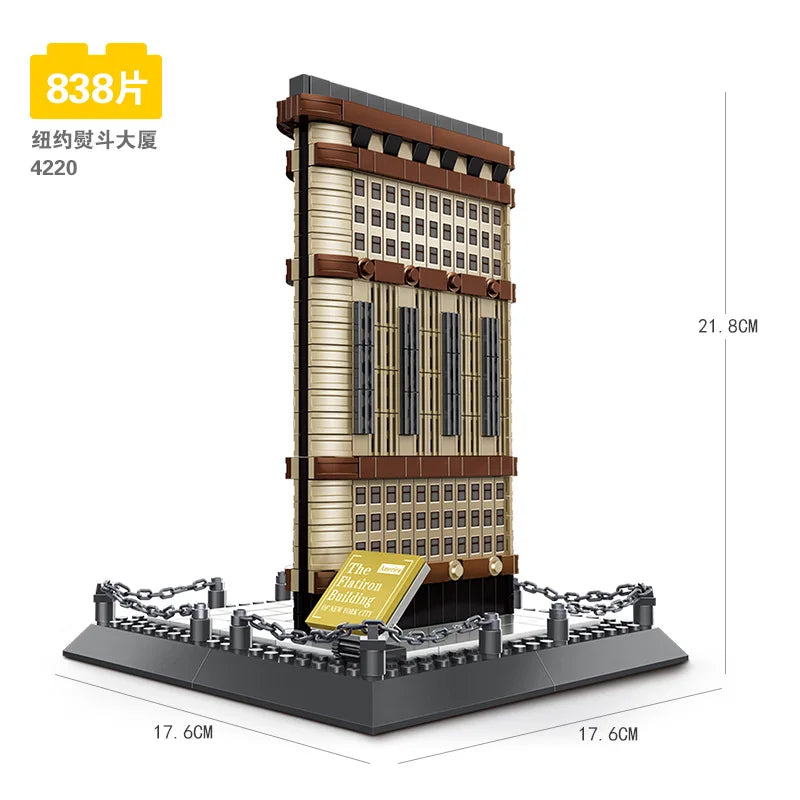 70+ Models World Famous Architecture Eiffel Tower Taj Maha Building Blocks London Paris Wange Expert Creative Bricks Villa House