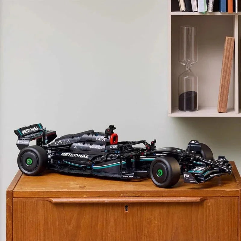 1642PCS Technical AMG F1 W14 E Performance Speed Car Building Blocks  Construction Bricks Toys Gift For Children Kids