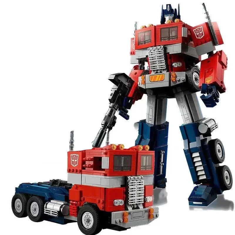 1508PCS Creative Transformation Optimus Prime Robot Building Blocks MOC Assemble Bricks Toys Gift For Children Kids