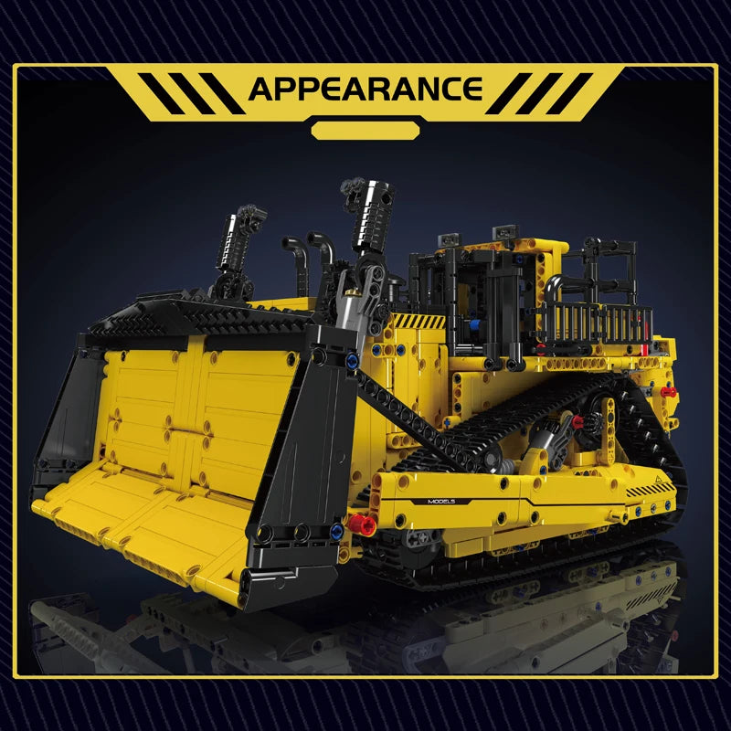 Mould King 15071/15084 Technical Truck Building Block Remote Control D11 Bulldozer Model Assembly Brick Toys Kids Christmas Gift