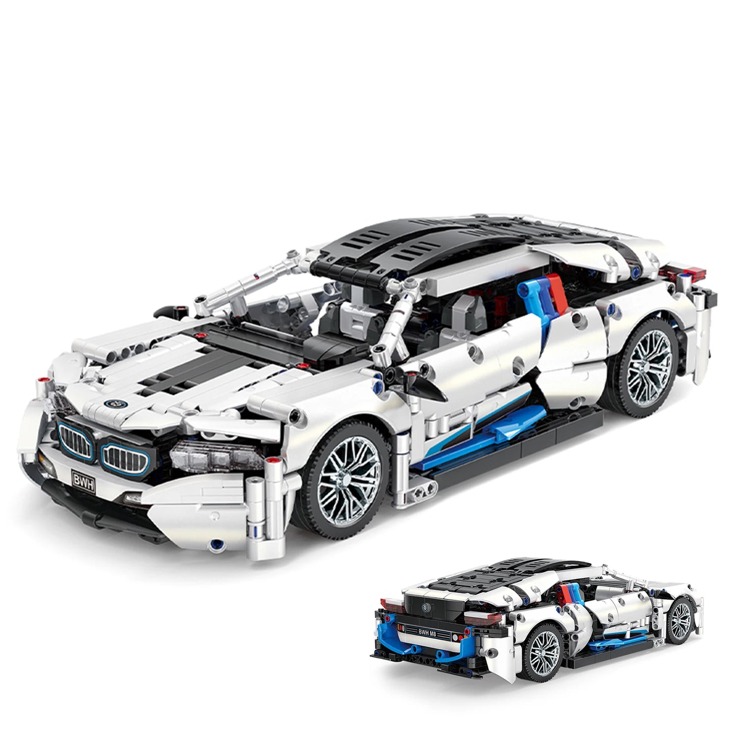 2025 New 1:14 Scale Technical Racing Car Building Set  - 1208PCS Model Kit for Boys & Adults Collectible Birthday Gift