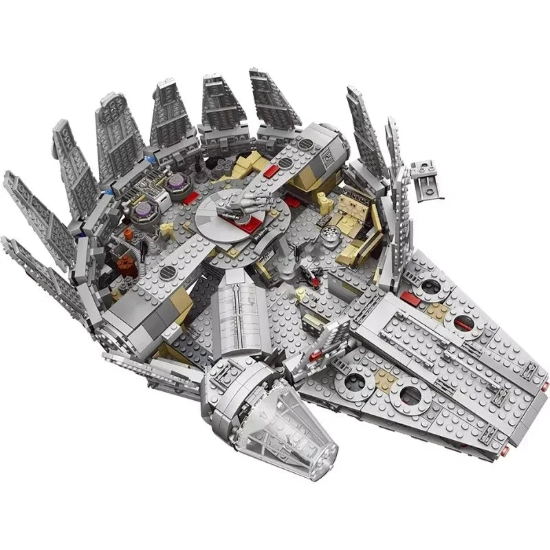 2026 NEW 1381PCS Starship Building Kit - DIY Spacecraft Model, Sci-Fi Block Set for Kids 8+ & Adult Collectors