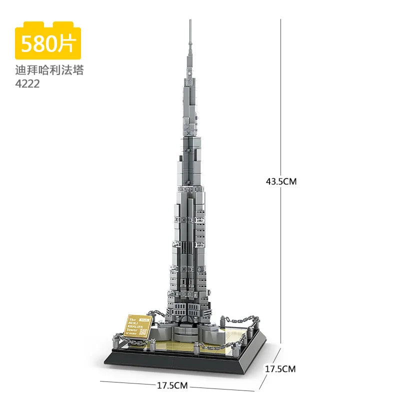 70+ Models World Famous Architecture Eiffel Tower Taj Maha Building Blocks London Paris Wange Expert Creative Bricks Villa House