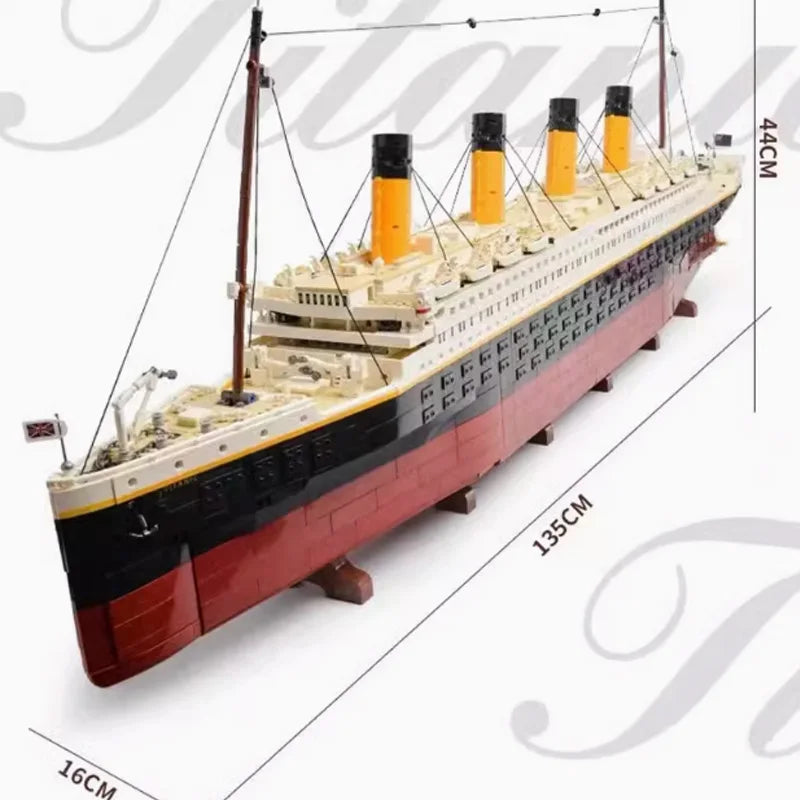9090PCS 10294 Titanic Building Blocks MOC Display Model Bricks Cruise Boat Steamship Aldult Toys Children Christmas Gifts