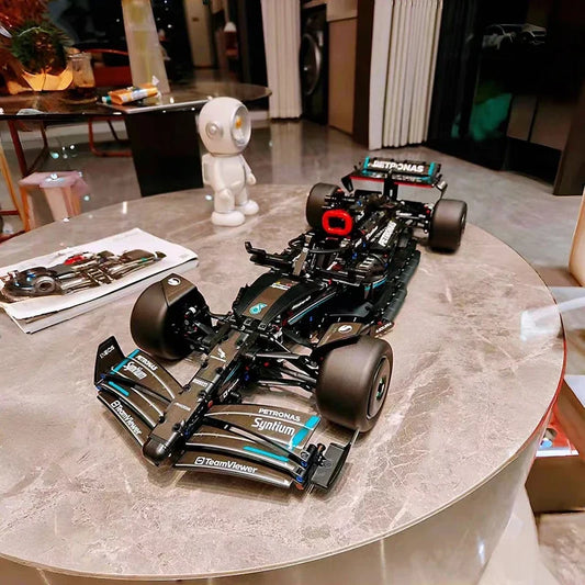 1642PCS Technical AMG F1 W14 E Performance Speed Car Building Blocks  Construction Bricks Toys Gift For Children Kids