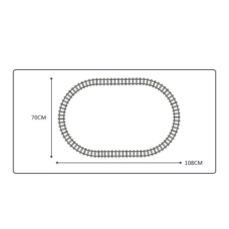 Technical City Power Train High-tech Railway Track Building Blocks Subway Vehicle Assemble Bricks Toys Gifts For Childrens Adult
