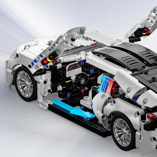 2025 New 1:14 Scale Technical Racing Car Building Set  - 1208PCS Model Kit for Boys & Adults Collectible Birthday Gift
