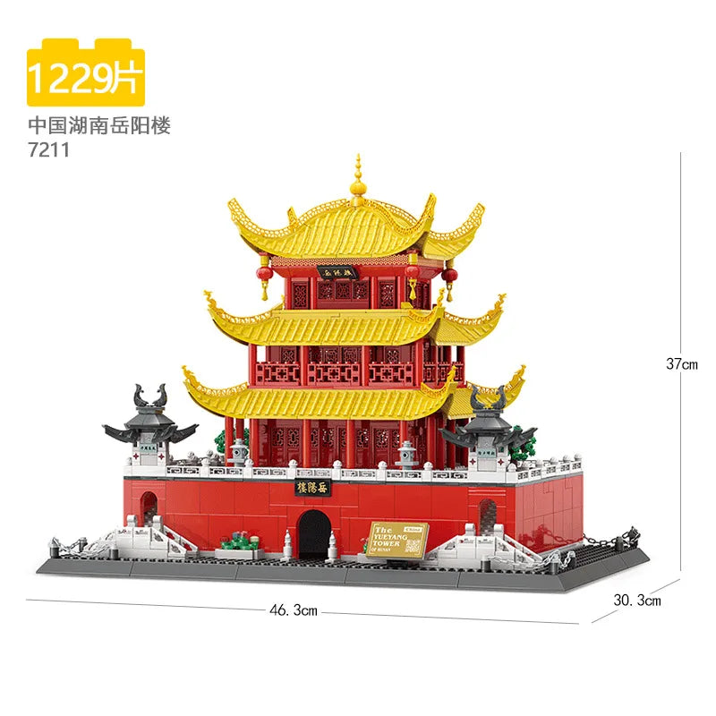 70+ Models World Famous Architecture Eiffel Tower Taj Maha Building Blocks London Paris Wange Expert Creative Bricks Villa House