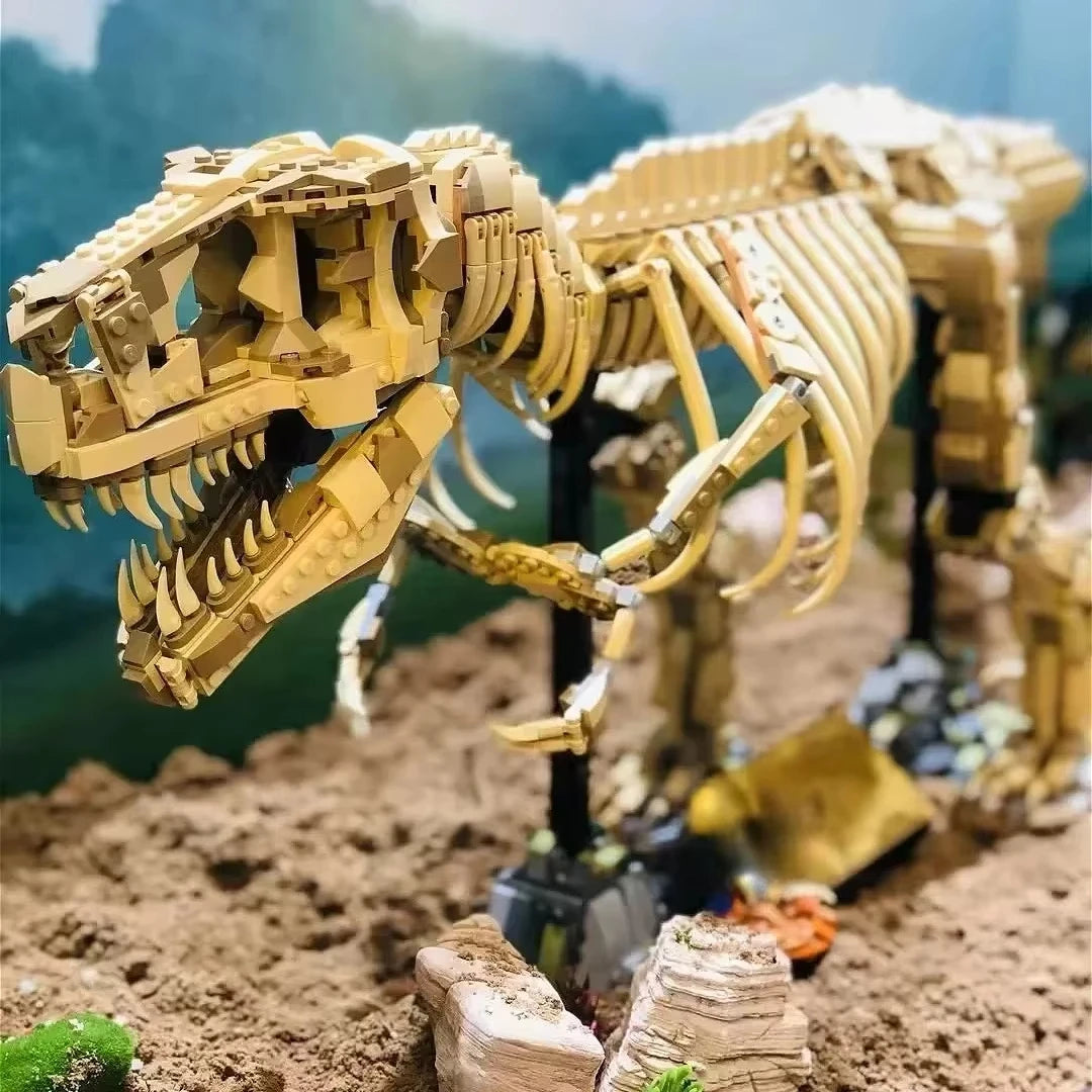 NEW 3145PCS Dinosaur T-Rex Fossils Tyrannosaurus Rex Building Blocks Dinosaur World Park Festival Party Gifts